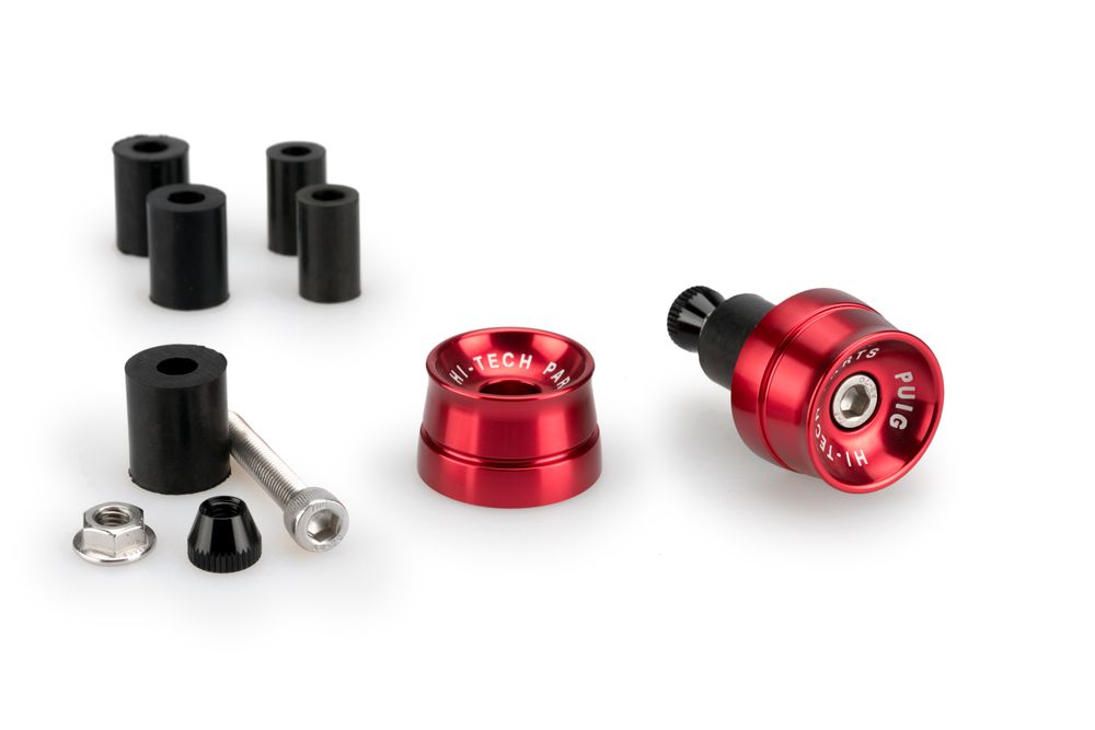 PUIG 21016R Lenkerenden Speed passend fuer KTM 125 DUKE Rot