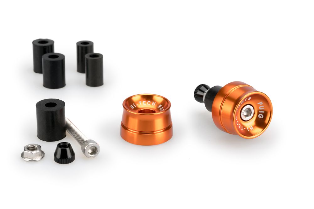 PUIG 21016T Lenkerenden Speed passend fuer KTM 125 DUKE Orange