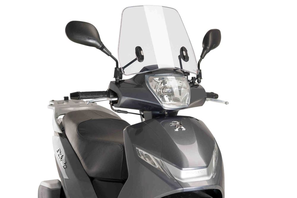 PUIG 9967W Rollerscheibe Trafic passend fuer PEUGEOT BELVILLE 125 Transparent