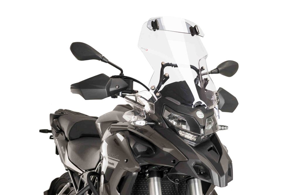 PUIG 5853W Spoilerscheibe befestigt mit Schrauben passend fuer KAWASAKI GTR1400 Transparent