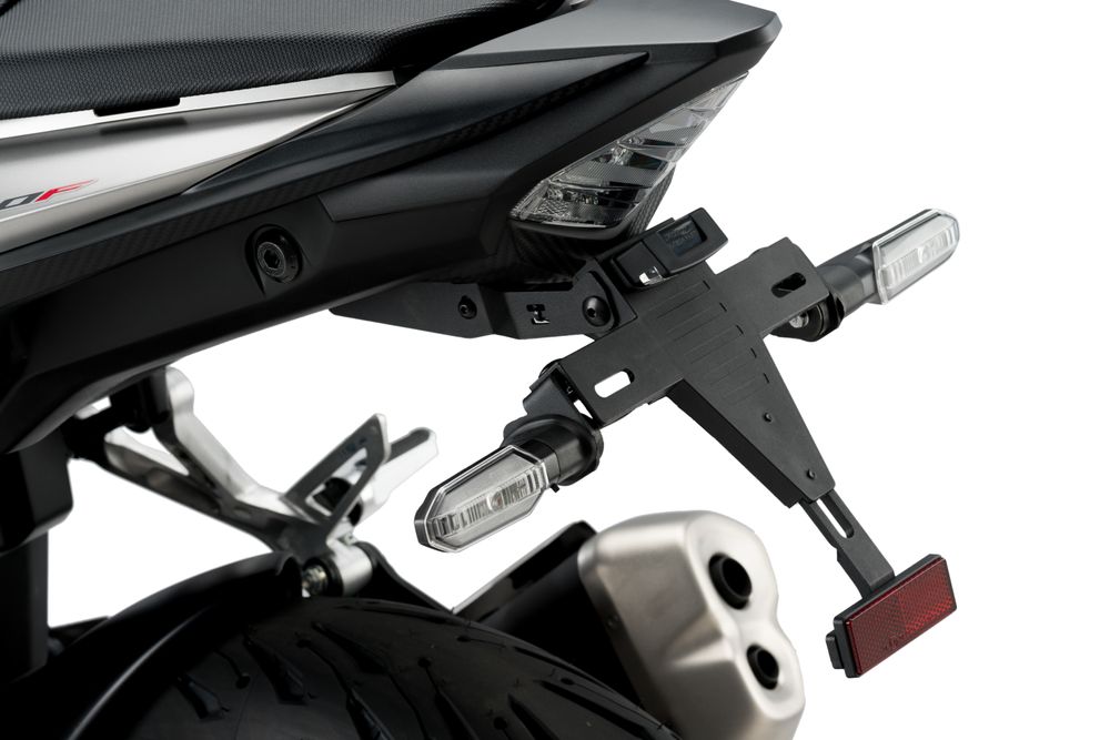 PUIG 8722N Kennzeichenhalters passend fuer HONDA CB500F Schwarz