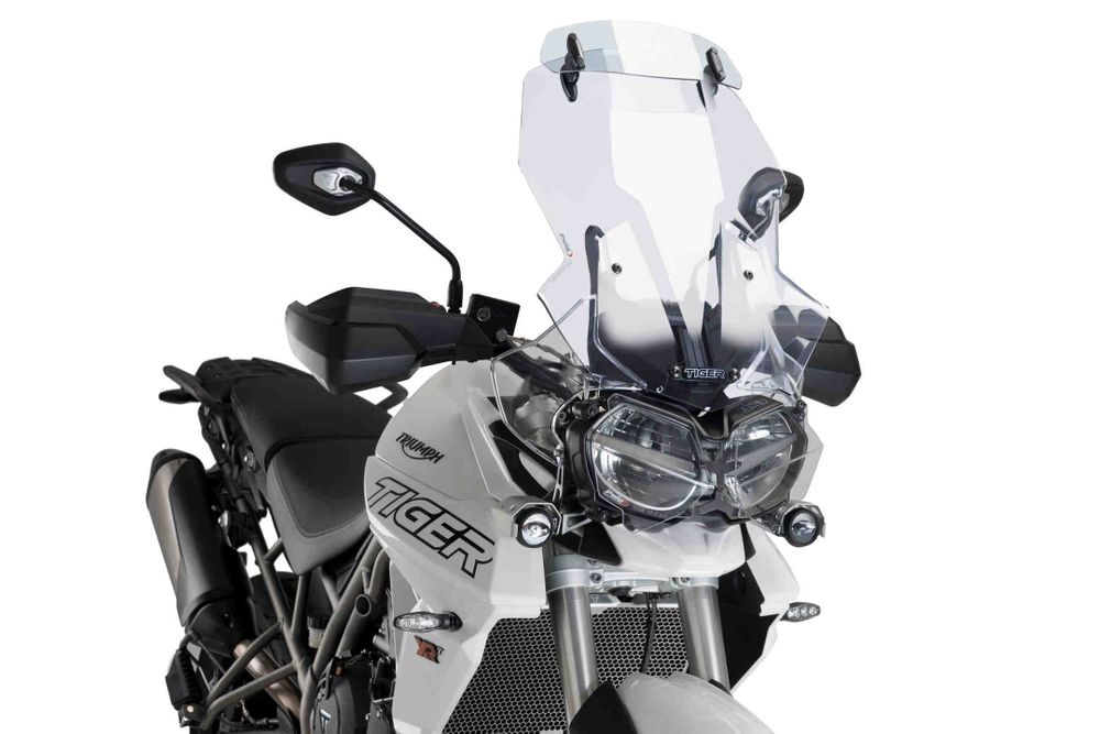 PUIG 5853W Spoilerscheibe befestigt mit Schrauben passend fuer KAWASAKI GTR1400 Transparent