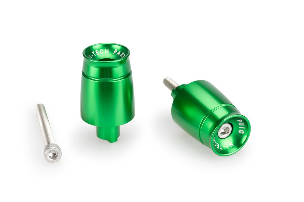 PUIG 21026V Lenkerenden Sport passend fuer KAWASAKI NINJA 650 Grün