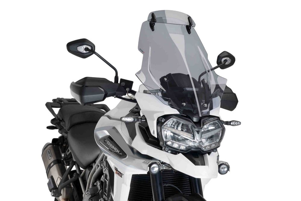 PUIG 9614H Tourenscheibe mit Spoilerscheibe passend fuer TRIUMPH TIGER EXPLORER XR Getönt