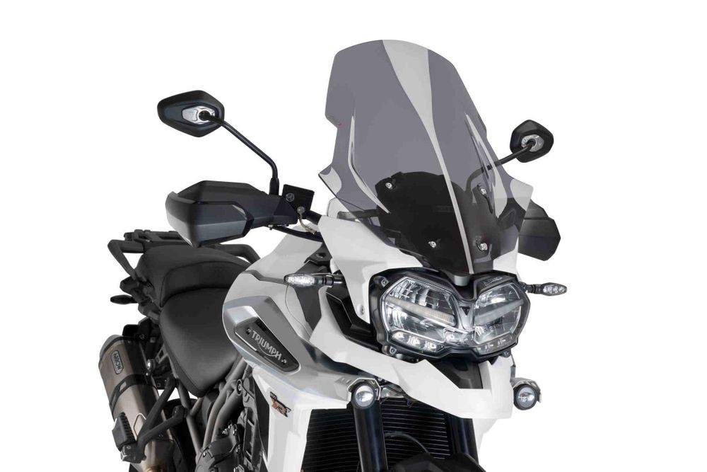 PUIG 9613F Tourenscheibe passend fuer TRIUMPH TIGER EXPLORER XR Stark getönt