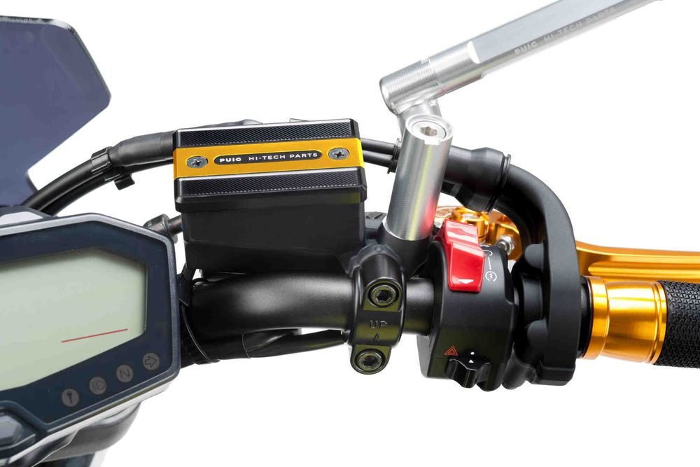 PUIG 9267O Vorderer Bremsflüssigkeitsbehälterdeckel  passend fuer YAMAHA FZ1 FAZER Gold