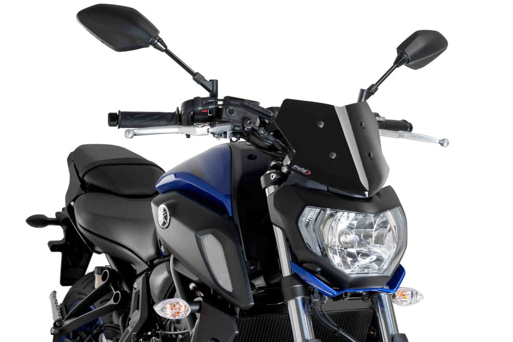 PUIG 9666N New Generation Sport passend fuer YAMAHA MT-07 Schwarz