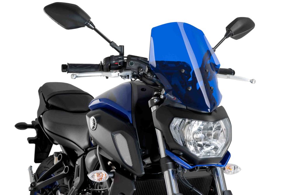 PUIG 9667A New Generation Touring passend fuer YAMAHA MT-07 Blau