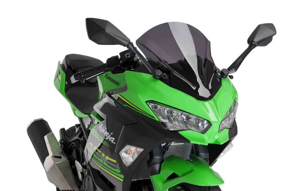 PUIG 9976F Z-Racing Scheibe passend fuer KAWASAKI NINJA 400 Stark getönt