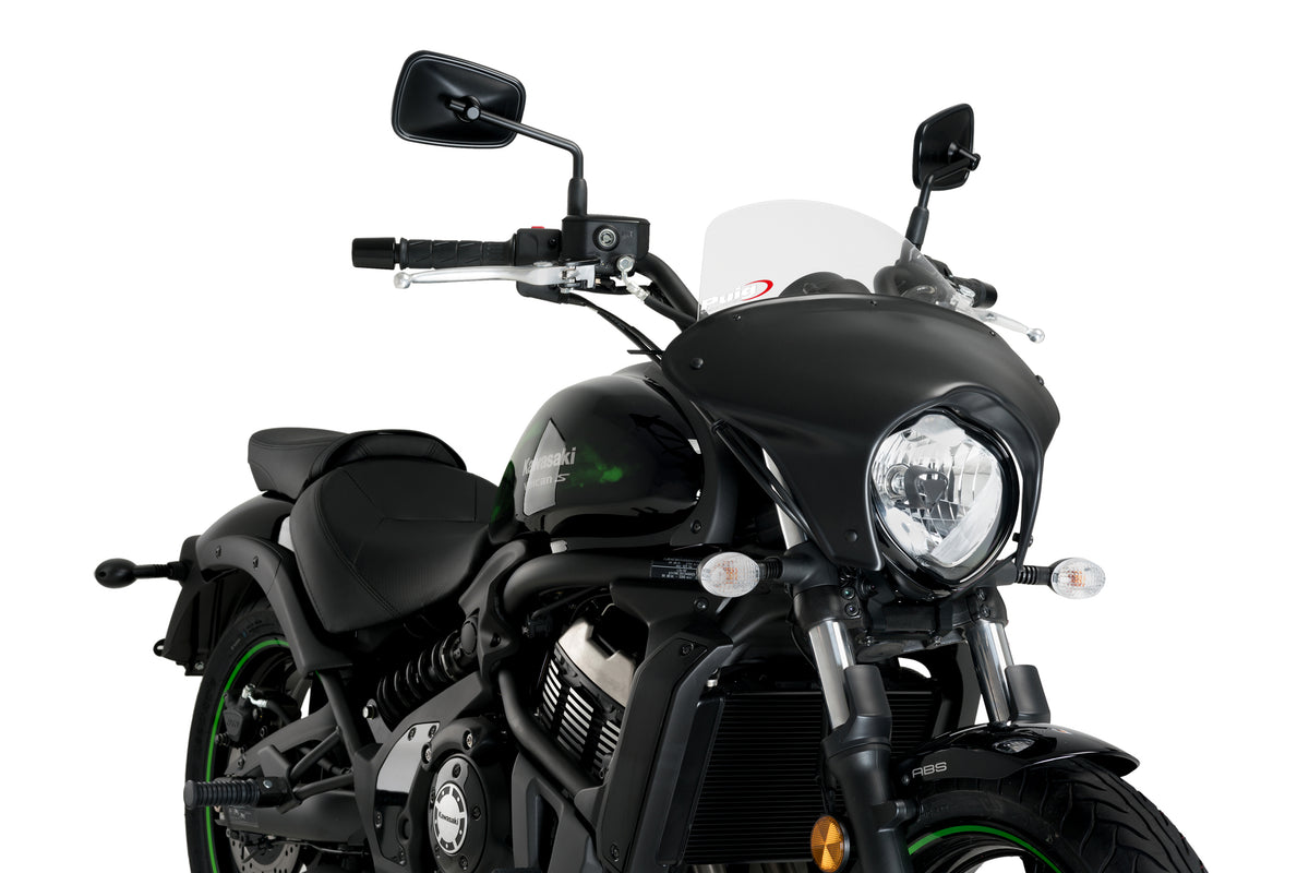 PUIG 21076W Touring Batwing SML passend fuer KAWASAKI VULCAN S Transparent