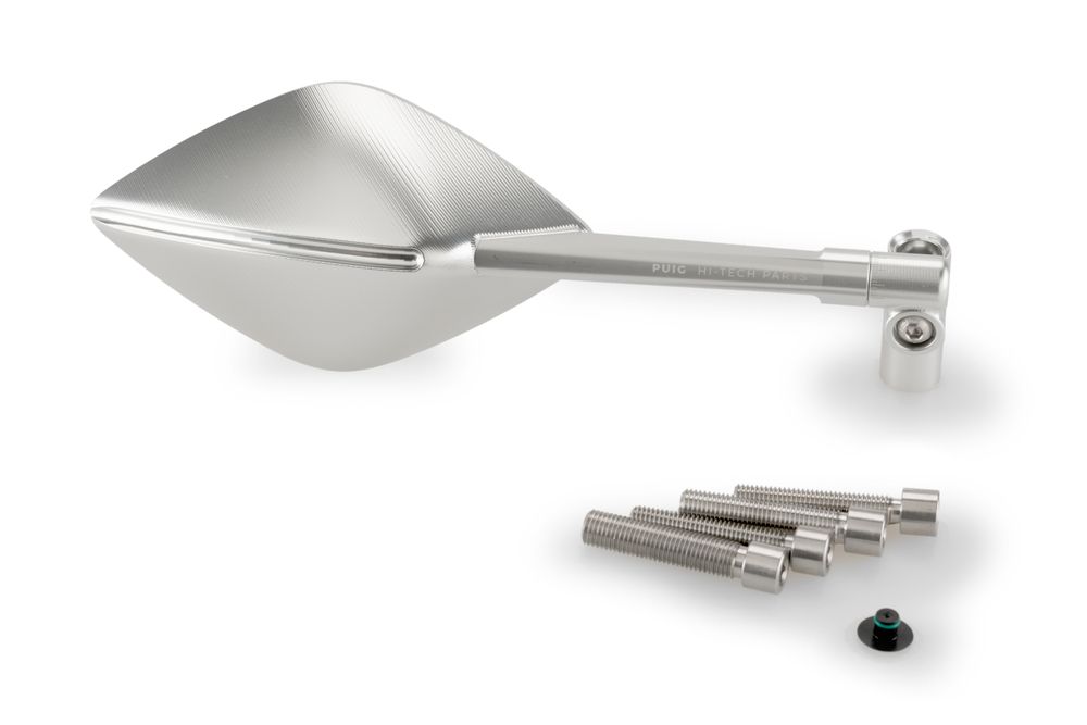 PUIG 21124D Rückspiegel Top-Tech I passend fuer KAWASAKI Z750 Aluminium