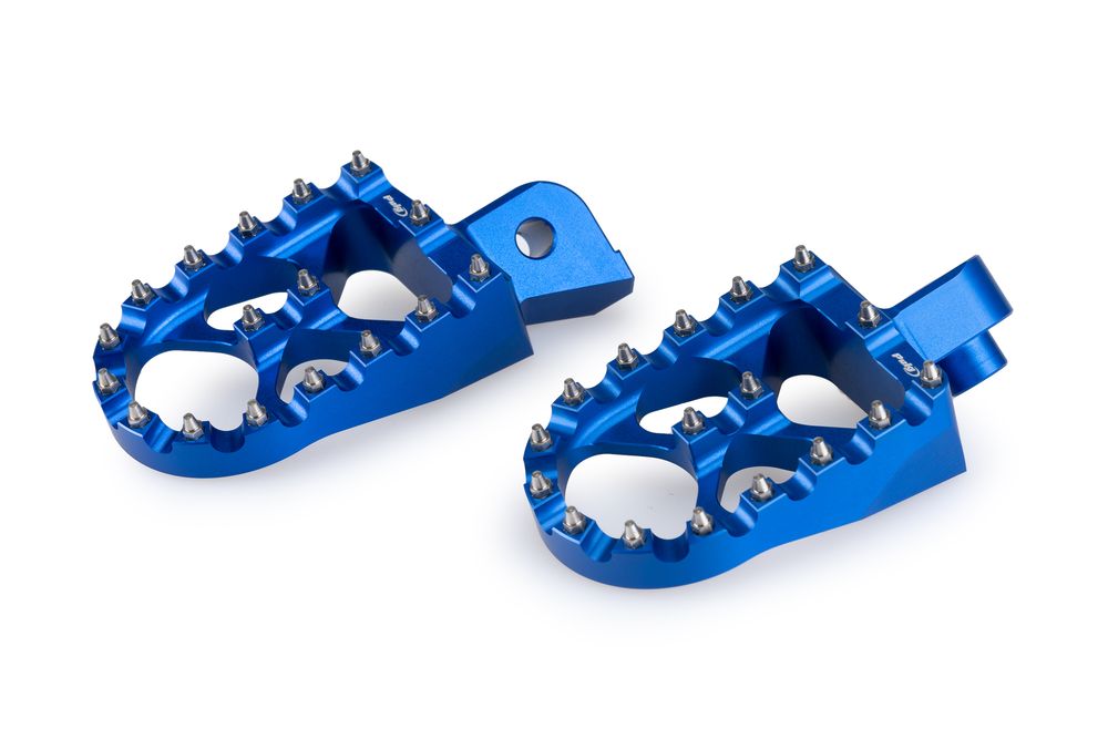 PUIG 21204A Fussrasten Off-Road passend fuer YAMAHA XT1200Z SUPER TENERE Blau