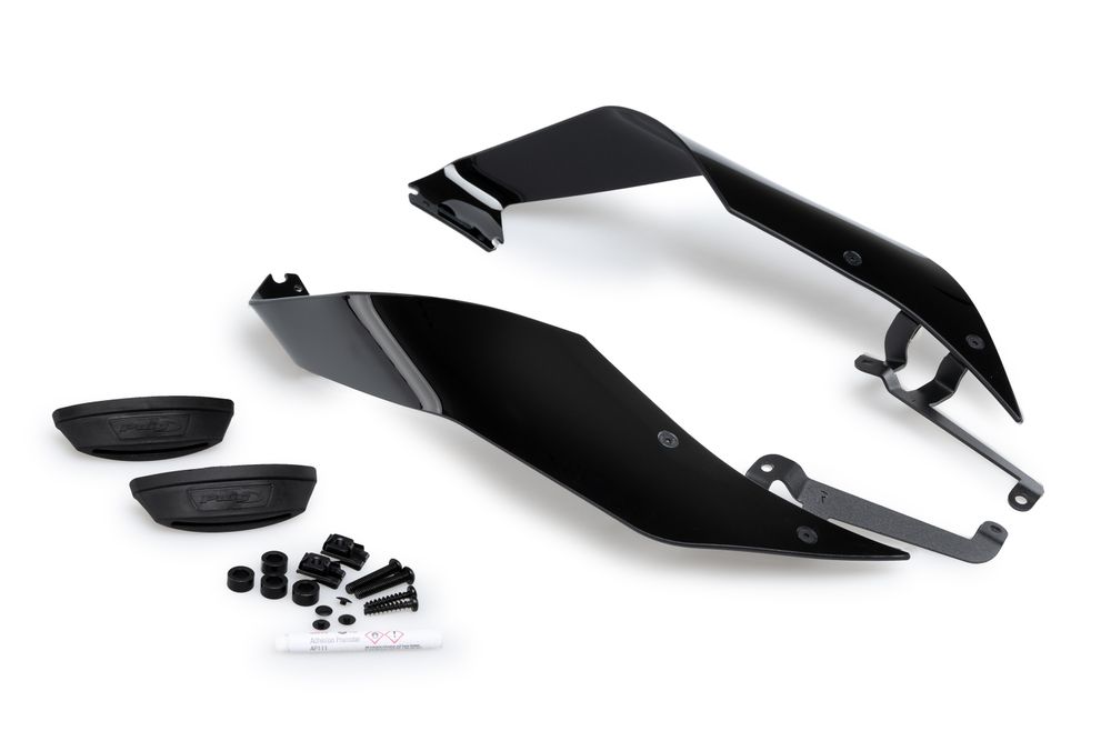 PUIG 21223N Race Side Spoiler passend fuer YAMAHA YZF-R7 Schwarz