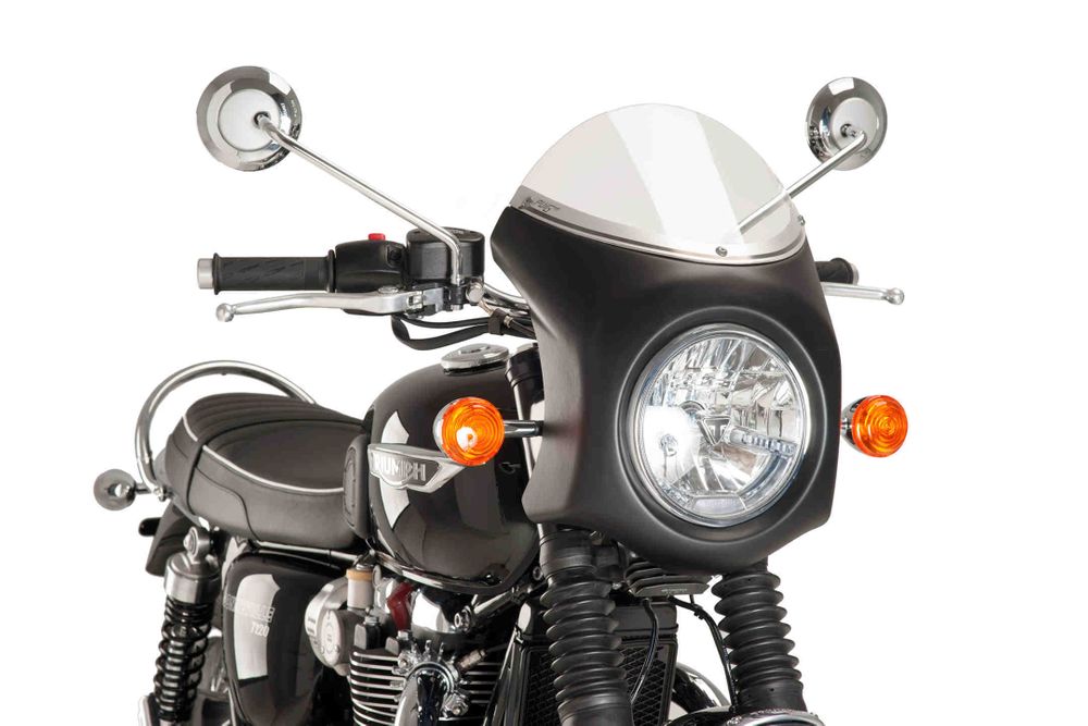 Puig 9176W Retro-Verkleidungscheibe für Triumph BONNEVILLE T120 2018 Transparent