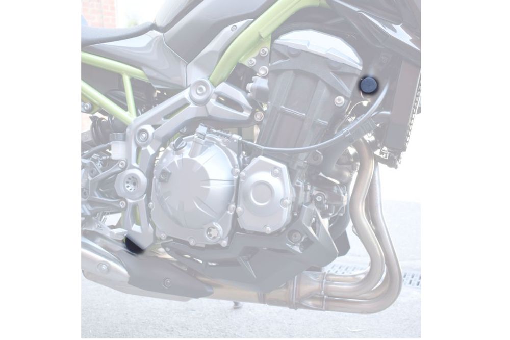 PUIG 9777N Verkleidungsaufsätzte passend fuer KAWASAKI Z900 Schwarz