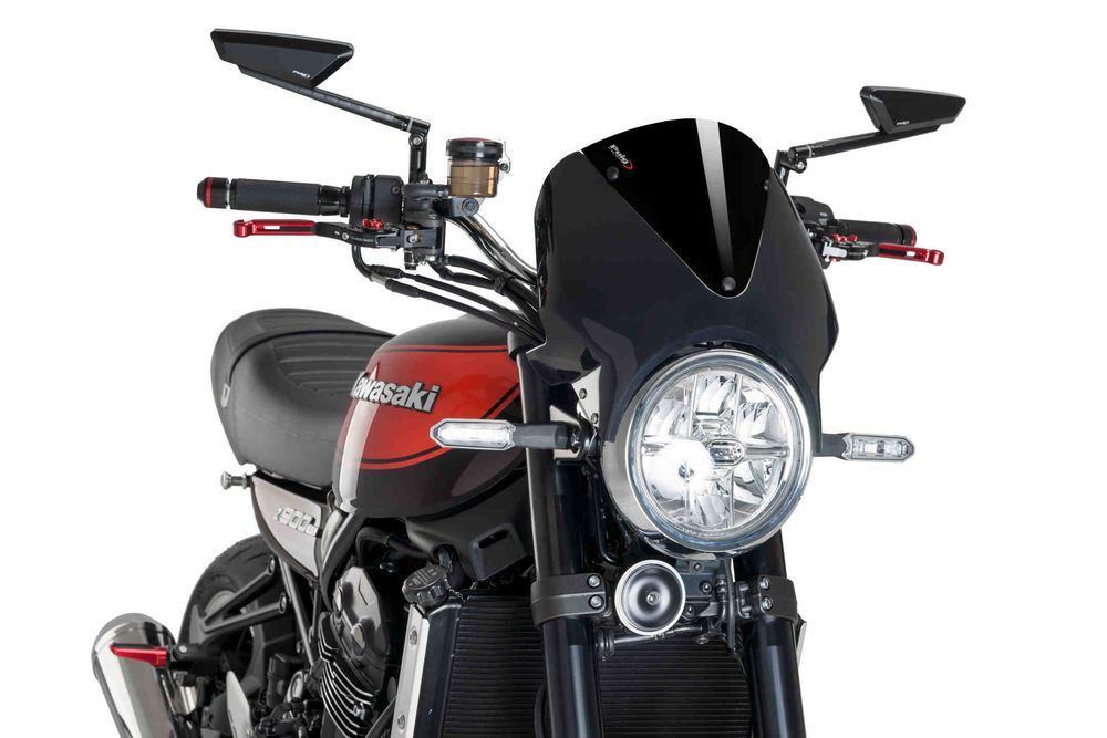 PUIG 003NN Vision passend fuer KAWASAKI ER-5 TWISTER Schwarz