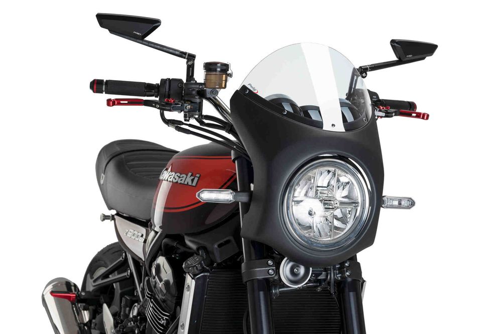 PUIG 9595W Retro-Verkleidungscheibe passend fuer KAWASAKI ZEPHYR 750 Transparent