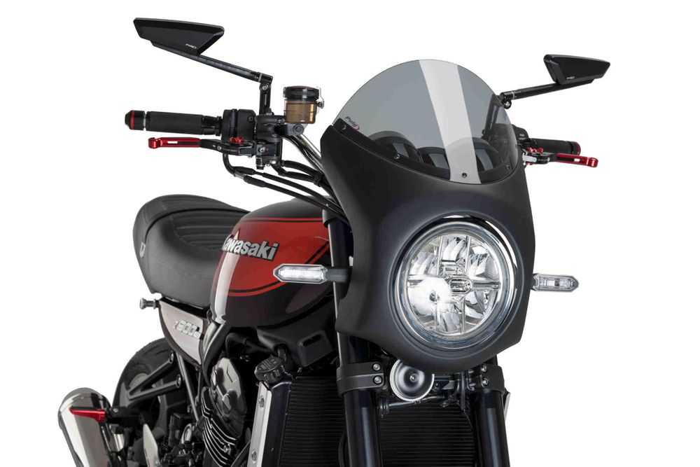 PUIG 9595H Retro-Verkleidungscheibe passend fuer KAWASAKI ZEPHYR 750 Getönt