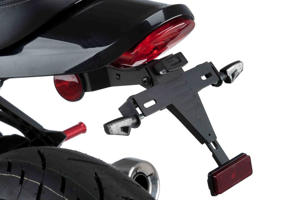 PUIG 9597N Kennzeichenhalters passend fuer KAWASAKI Z900RS Schwarz
