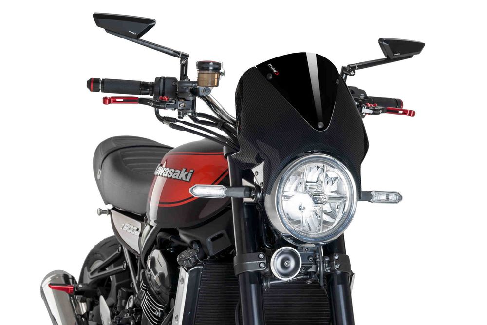 PUIG 003CN Vision passend fuer KAWASAKI ER-5 TWISTER Schwarz