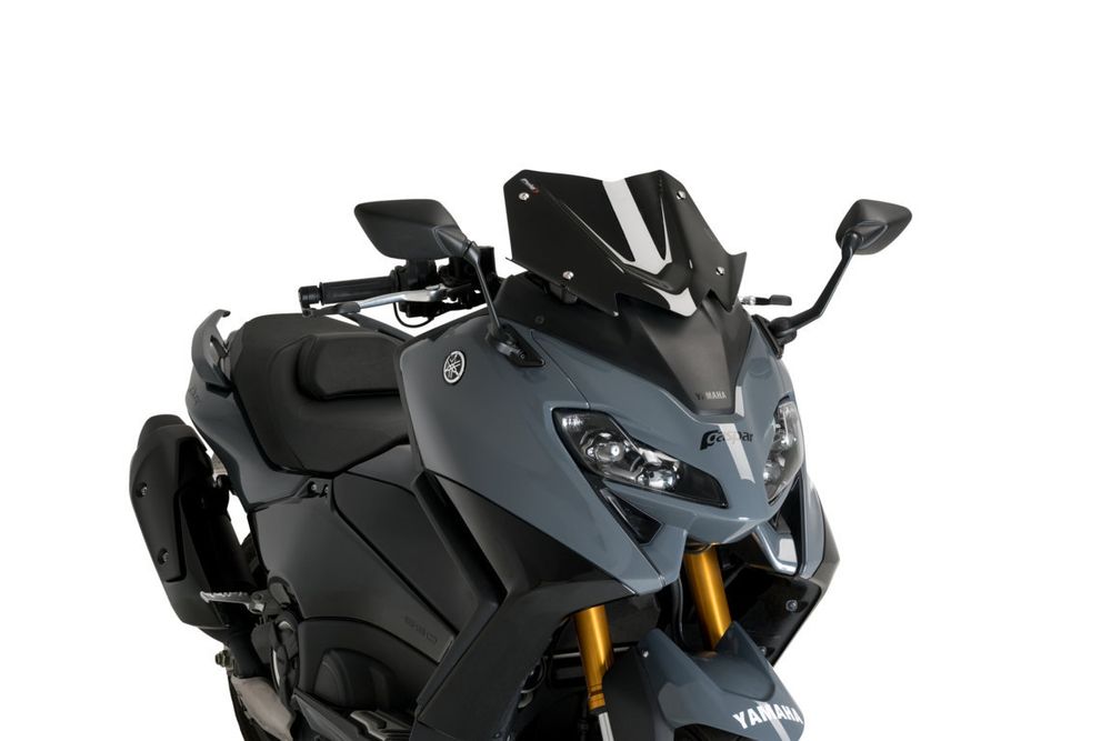 PUIG 21269N Windschutzscheibe V-Tech Line Sport passend fuer YAMAHA T-MAX 560 TECH MAX Schwarz