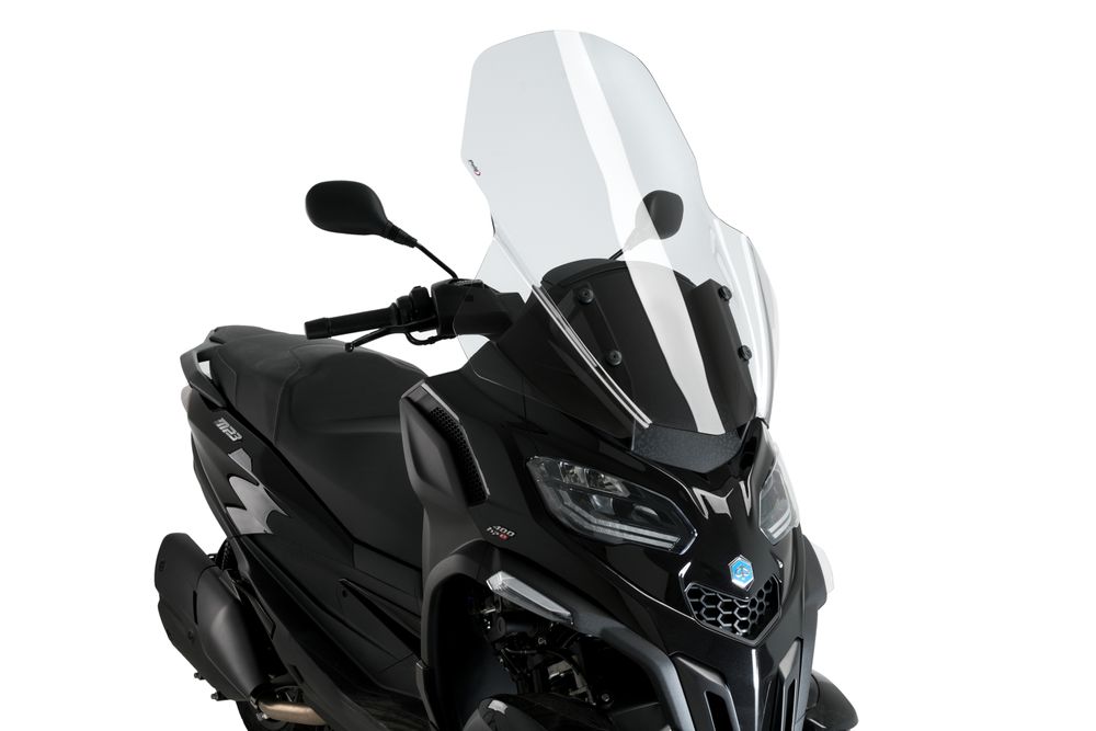 PUIG 21374W Windschutzscheibe V-Tech Line Touring passend fuer PIAGGIO MP3 400 SPORT Transparent
