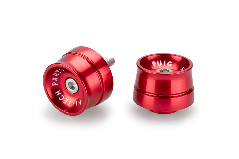 PUIG 21376R Lenkerenden Speed passend fuer APRILIA RS 660 Rot