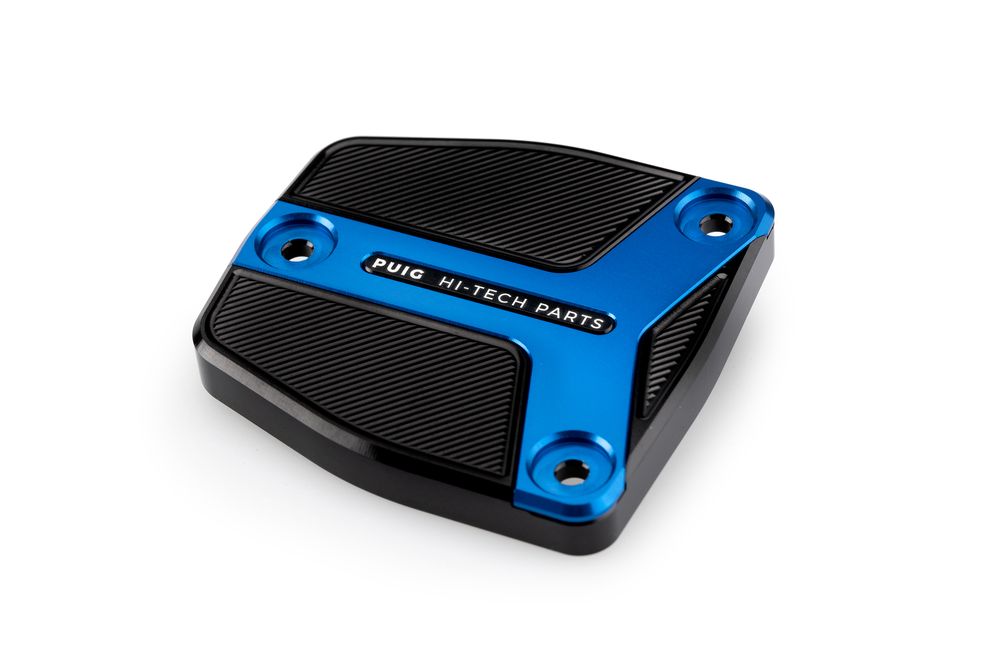PUIG 21386A Vorderer Bremsflüssigkeitsbehälterdeckel passend fuer HARLEY DAVIDSON SPORTSTER S RH1250S Blau