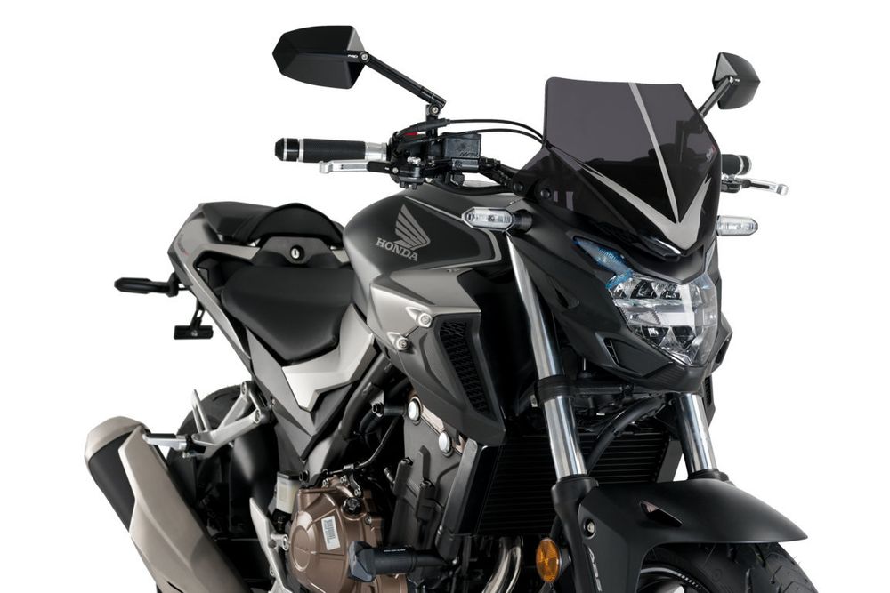 PUIG 21412N New Generation Sport passend fuer HONDA CB500F Schwarz
