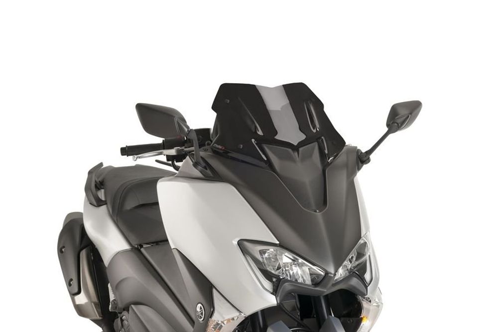 PUIG 9423N Windschutzscheibe V-Tech Line Sport passend fuer YAMAHA T-MAX 530 Schwarz