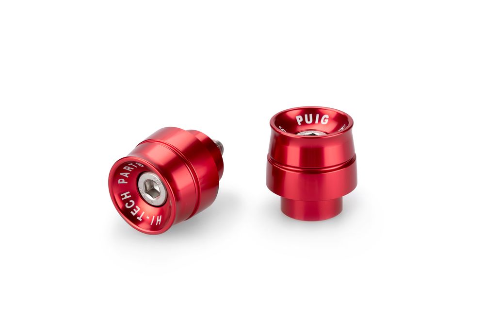 PUIG 21450R Lenkerenden Speed passend fuer YAMAHA MT-07 TRACER Rot