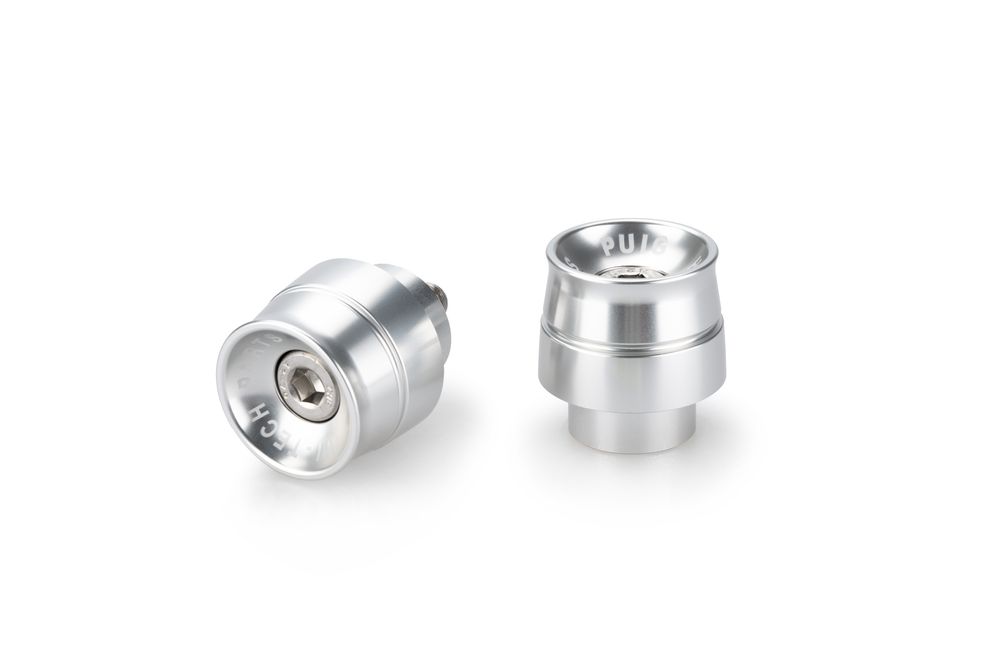 PUIG 21450P Lenkerenden Speed passend fuer YAMAHA MT-07 TRACER Silber