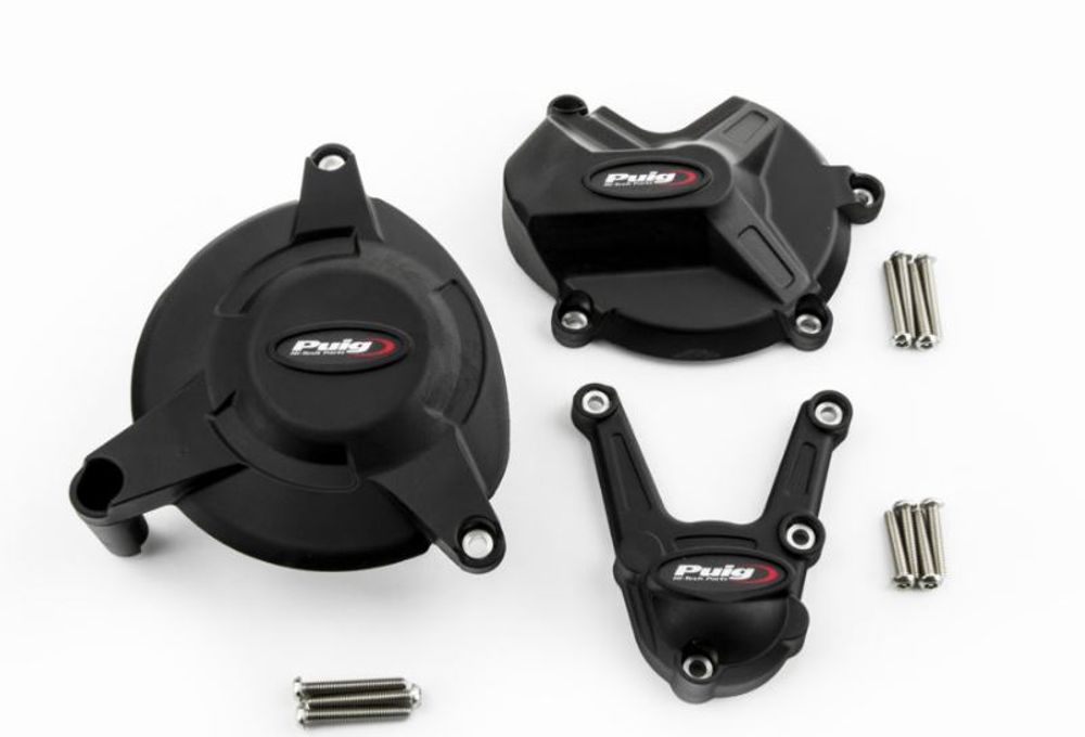 PUIG 21501N Motorschutzhauben Track für Championship passend fuer BMW S1000R Schwarz