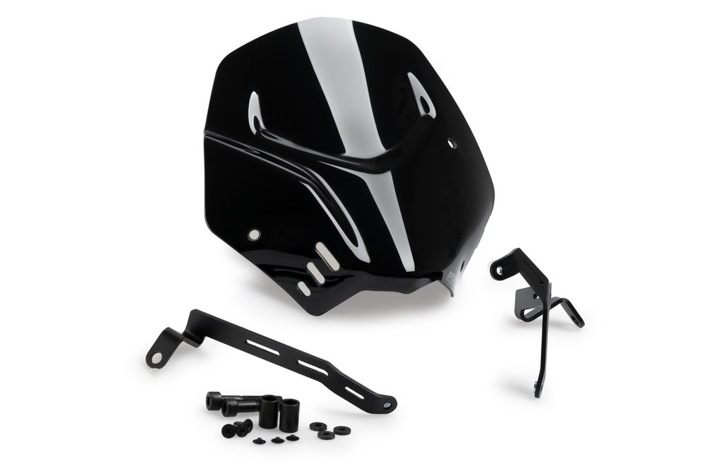 PUIG 21580N New Generation Sport passend fuer DUCATI SCRAMBLER ICON Schwarz