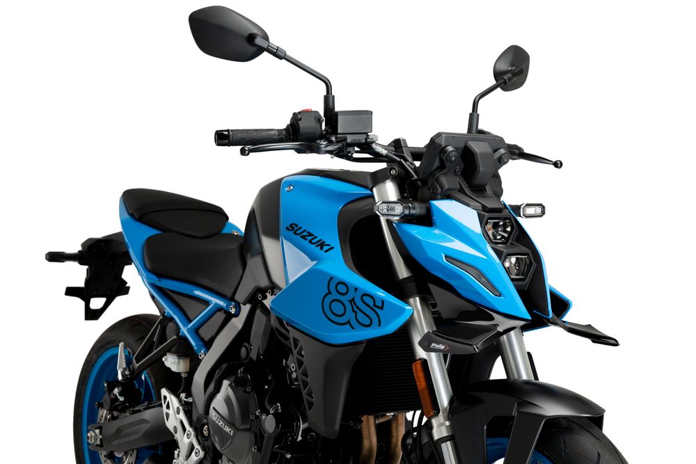 PUIG 21704N Naked Front Spoiler passend fuer SUZUKI GSX-8S Schwarz