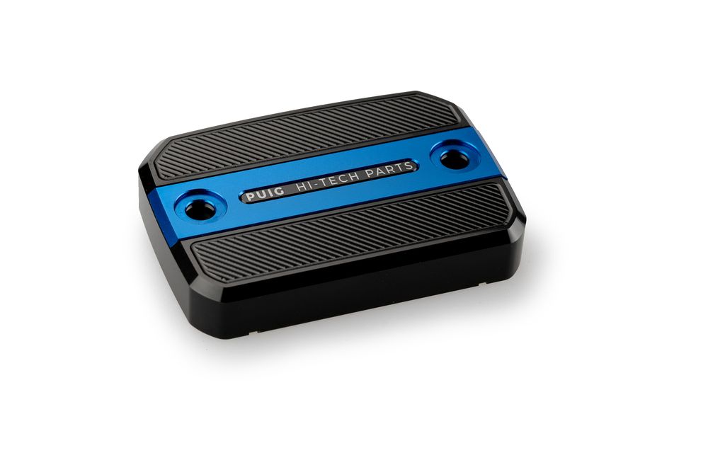 PUIG 21716A Vorderer Bremsflüssigkeitsbehälterdeckel passend fuer DUCATI SCRAMBLER FULL THROTTLE Blau