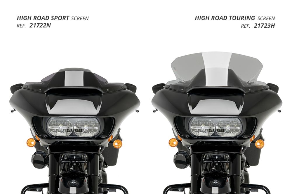 PUIG 21723W High-Road Touring passend fuer HARLEY DAVIDSON ROAD GLIDE ST FLTRXST Transparent