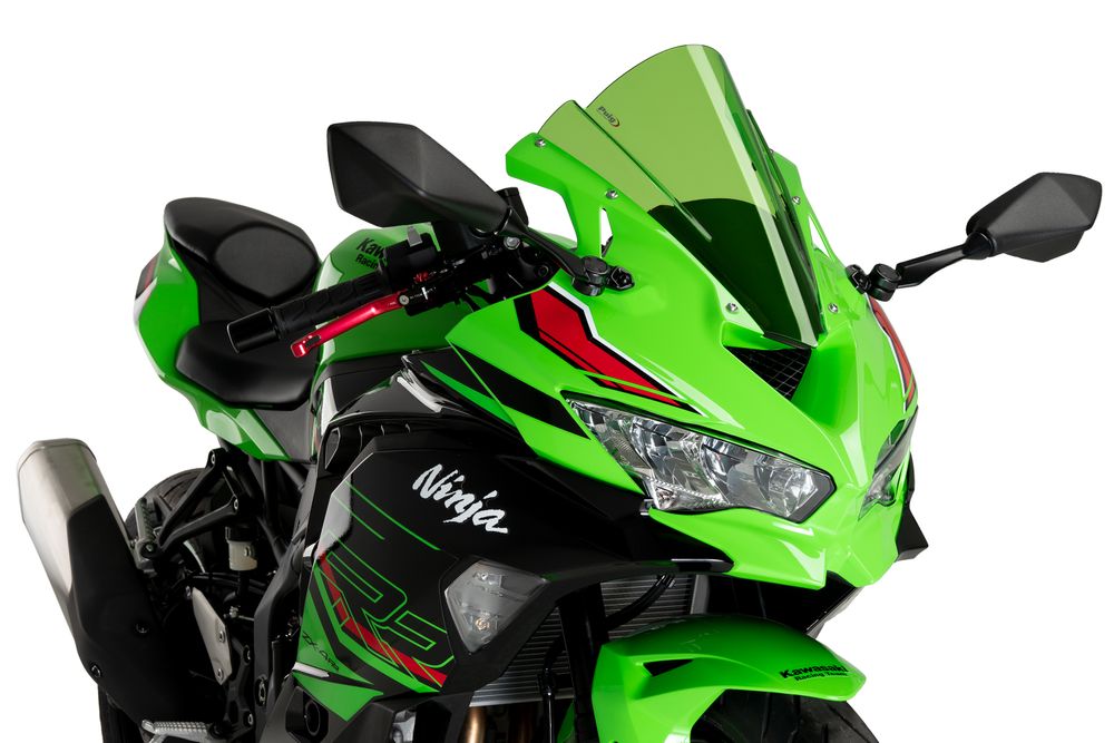 PUIG 21767V Z-Racing Scheibe passend fuer KAWASAKI ZX-4R NINJA Grün