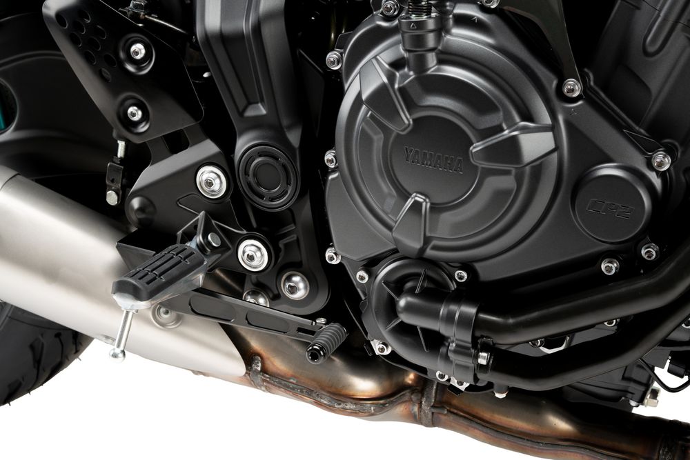 PUIG 21780N Verstellbares Bremsfusspedal passend fuer YAMAHA XSR700 Schwarz