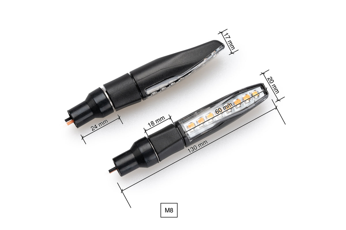 PUIG 21784N Rugged Blinkerset passend fuer DUCATI PANIGALE V2 Schwarz