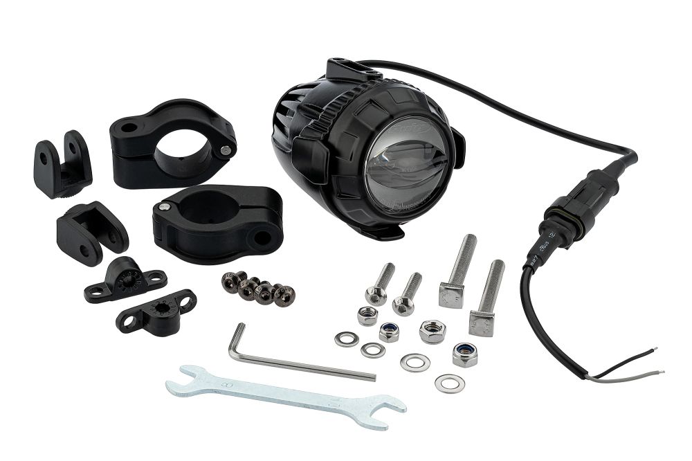 PUIG 21787N Zusatzscheinwerfern Beam 3.0 passend fuer HONDA CB500X Schwarz