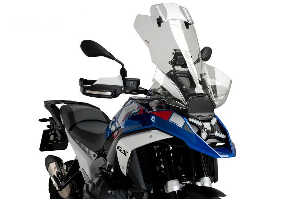 PUIG 21796W Tourenscheibe Plus mit Spoilerscheibe passend fuer BMW R1300GS Transparent