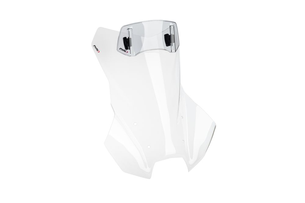 PUIG 21796W Tourenscheibe Plus mit Spoilerscheibe passend fuer BMW R1300GS Transparent