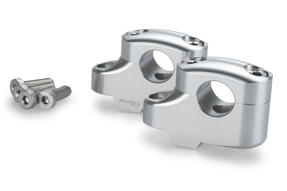 PUIG 21811P Pullback Lenkererhöhungen passend fuer BMW F750GS Silber