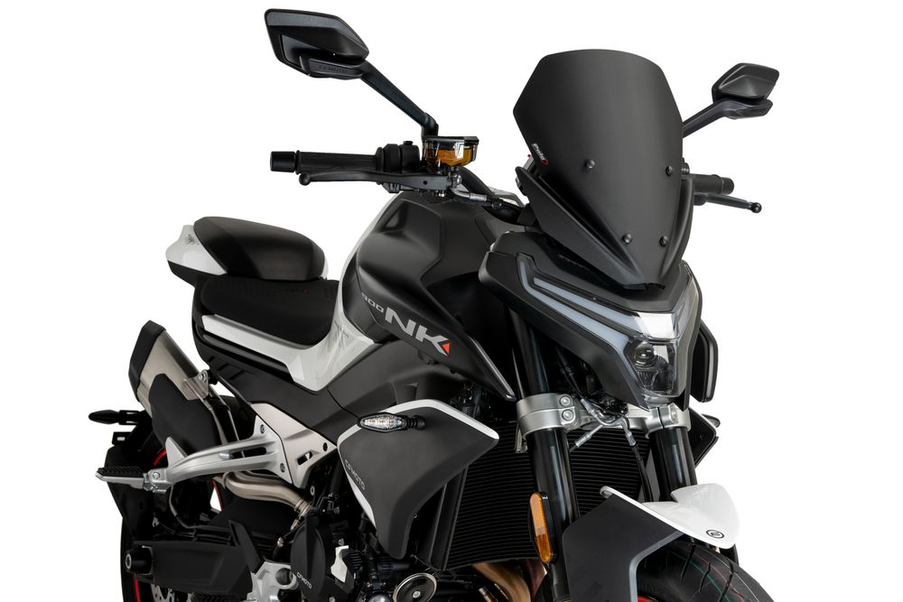 PUIG 21867J New Generation Sport passend fuer CFMOTO 800 NK SPORT Mattschwarz