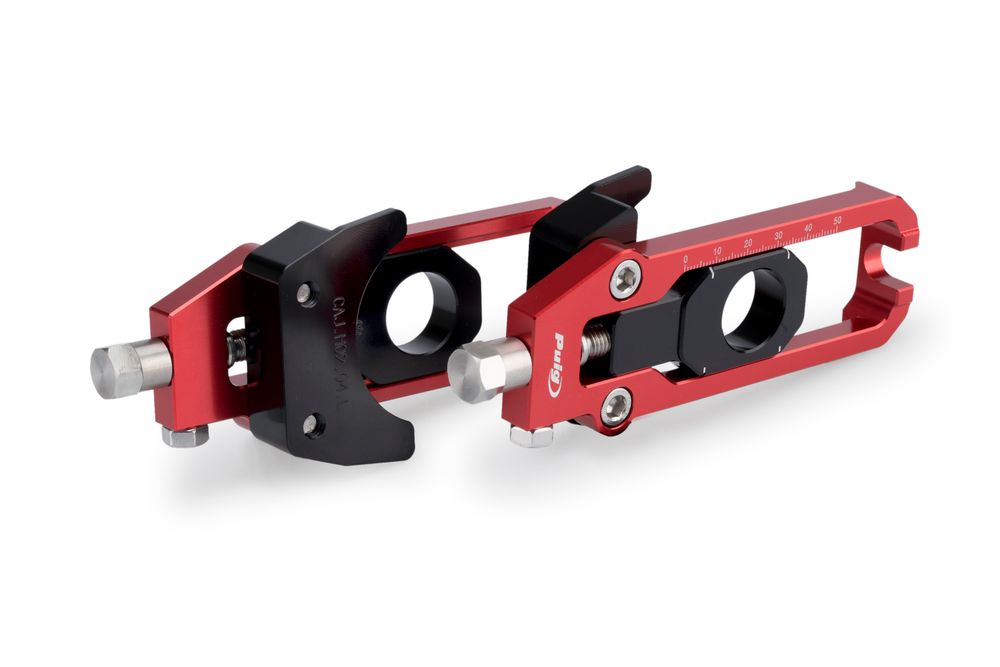 PUIG 21954R Puig Kettenspanner passend fuer HONDA CB650R NEO SPORTS CAFE Rot