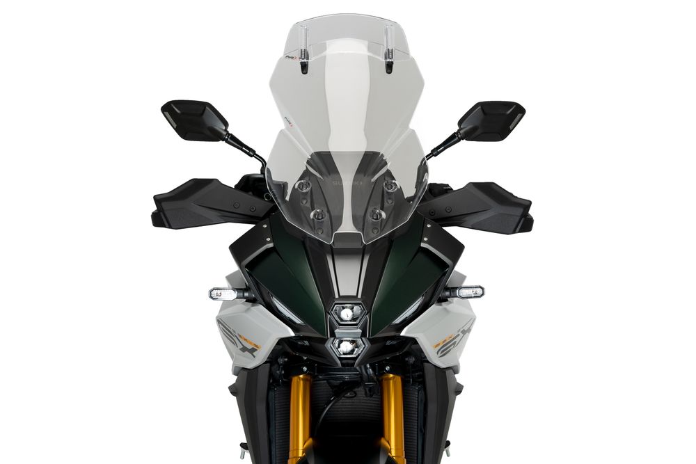 PUIG 21989W Tourenscheibe mit Spoilerscheibe passend fuer SUZUKI GSX-S1000GX Transparent