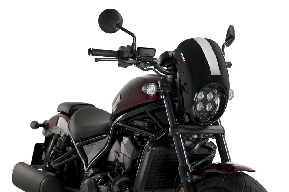 PUIG 21090N Anarchy passend fuer HONDA CMX 1100 REBEL Schwarz