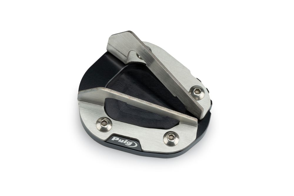 PUIG 22036N Fusstandverbreiterung mit Standardaufhängung passend fuer BMW R12 NINET Schwarz