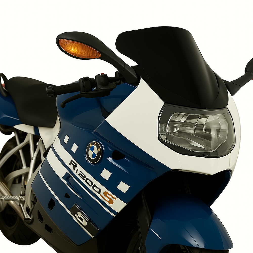 PUIG 2207N Tourenscheibe passend fuer BMW K1200 S Schwarz